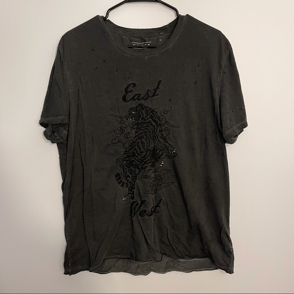 GUESS Distressed Shirt